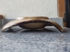 Suspended Oak crotch grain bowl side view