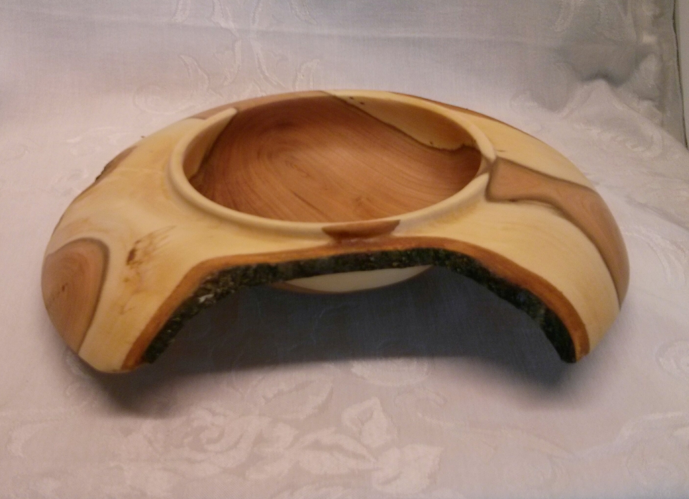Plum wood wing bowl 2