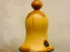 Plum wood Christmas bell