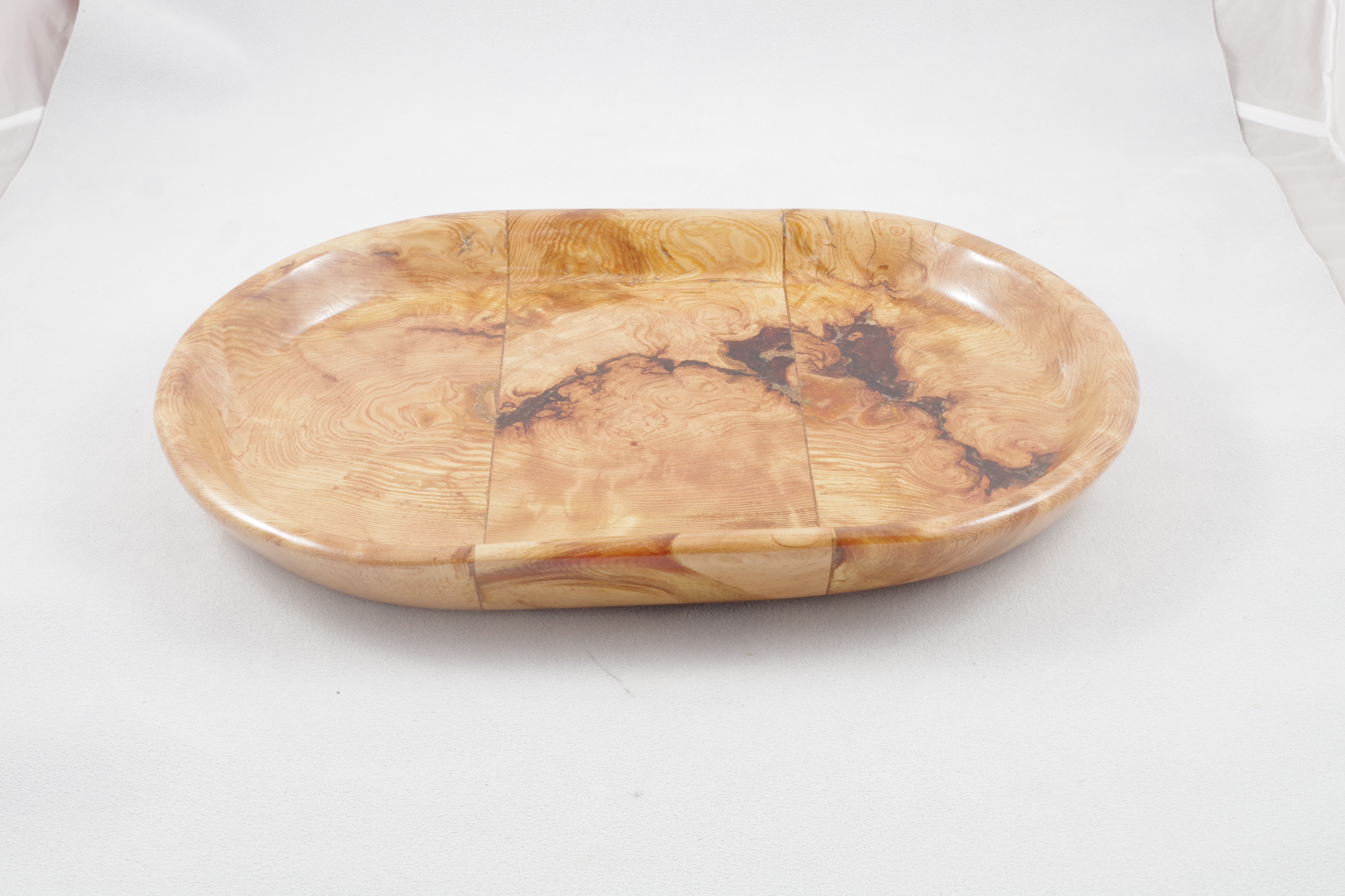 Oval tray top view 2