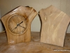 Arbutus clock with the other half of the log