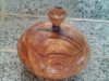 Lidded maple bowl