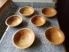Cherry wood bowls