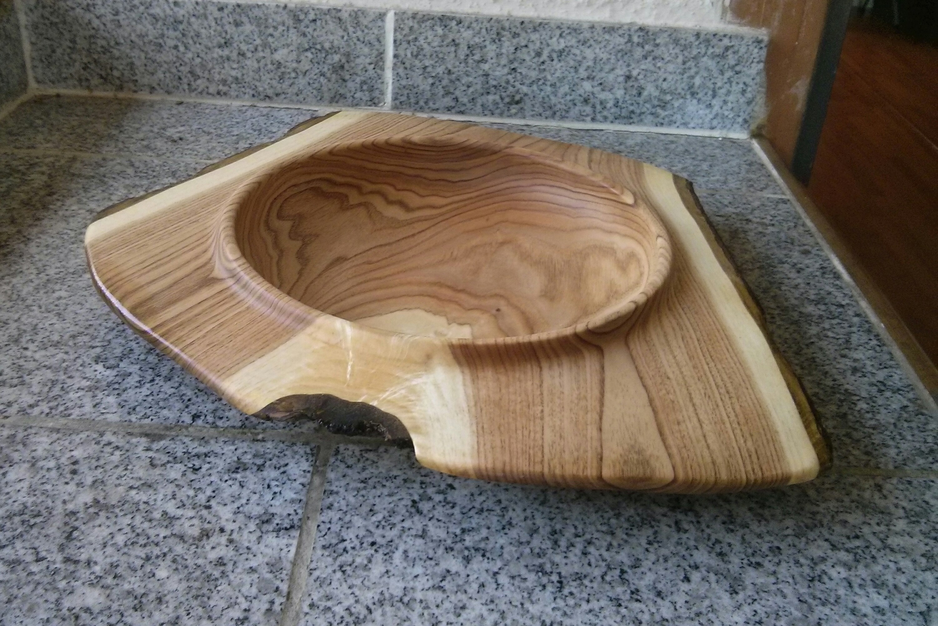 Chestnut wood wing bowl 2