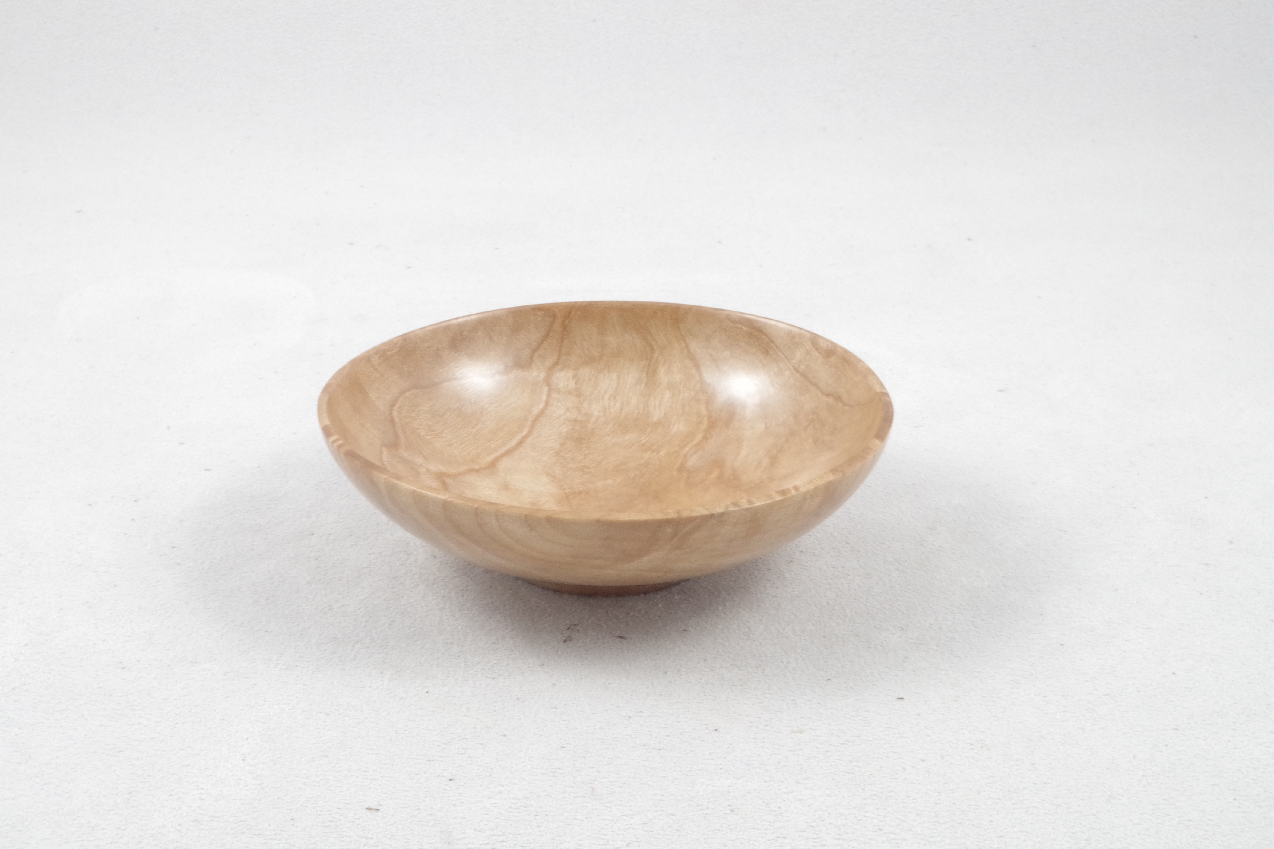 Smaller maple burl bowl diagonal