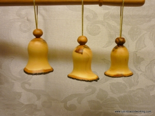 Other side of the Plum wood ornaments