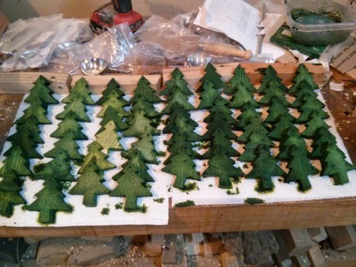 Stained Christmas ornaments