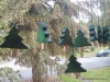 Hanging Christmas trees