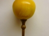 Christmas ball ornament in holly & walnut