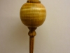 Christmas ball ornament made from maple and bocote
