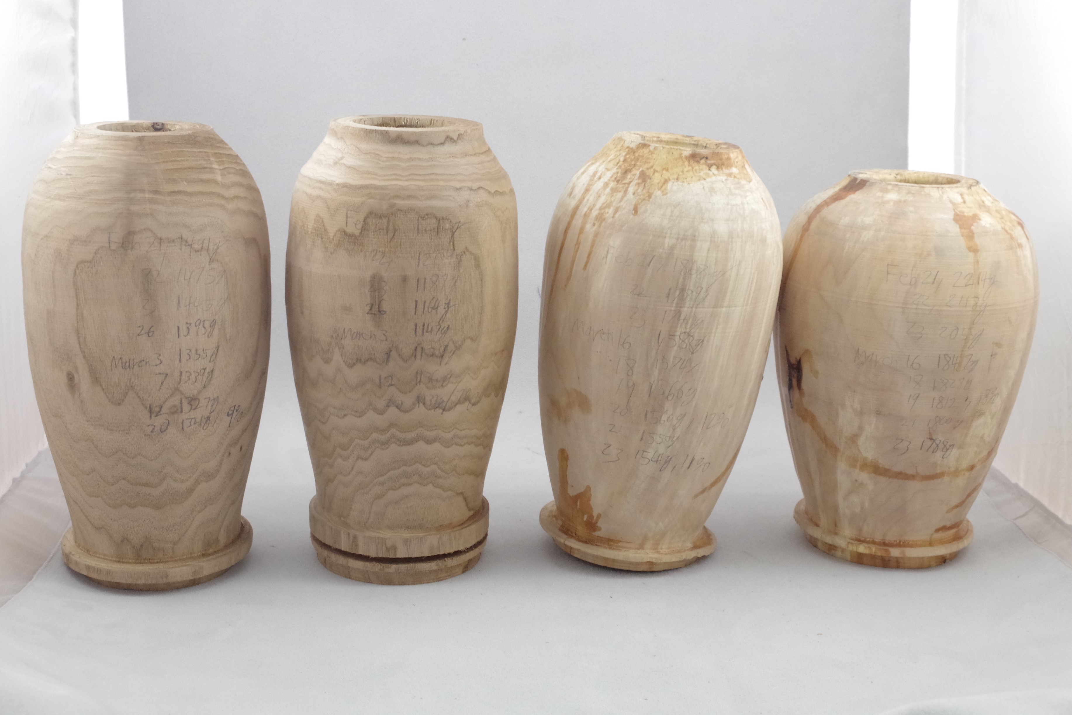 Roughed out urns