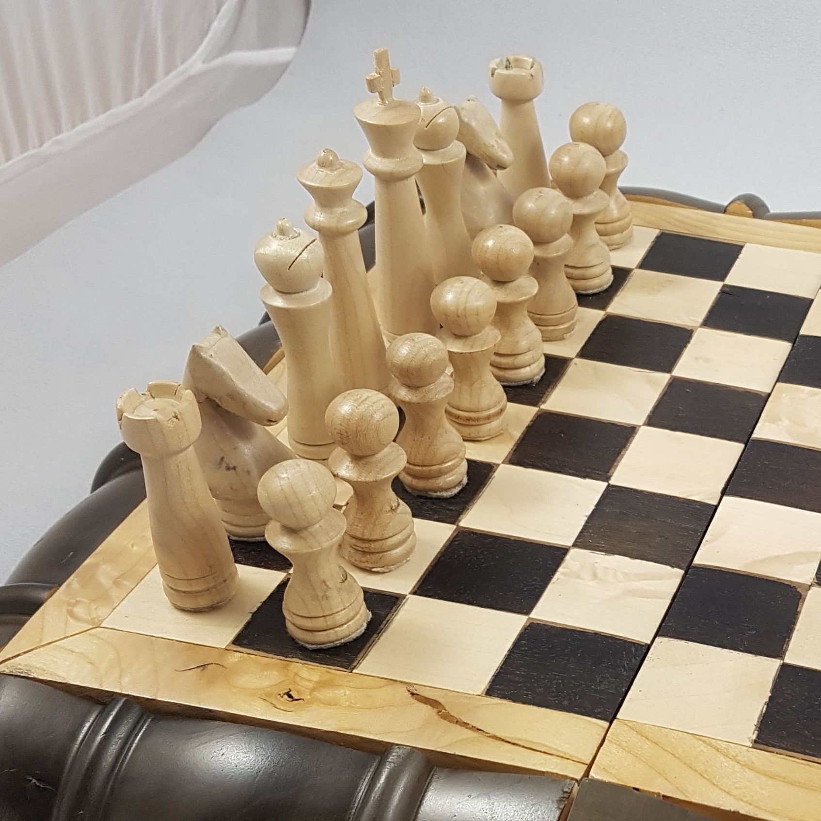 White chess pieces