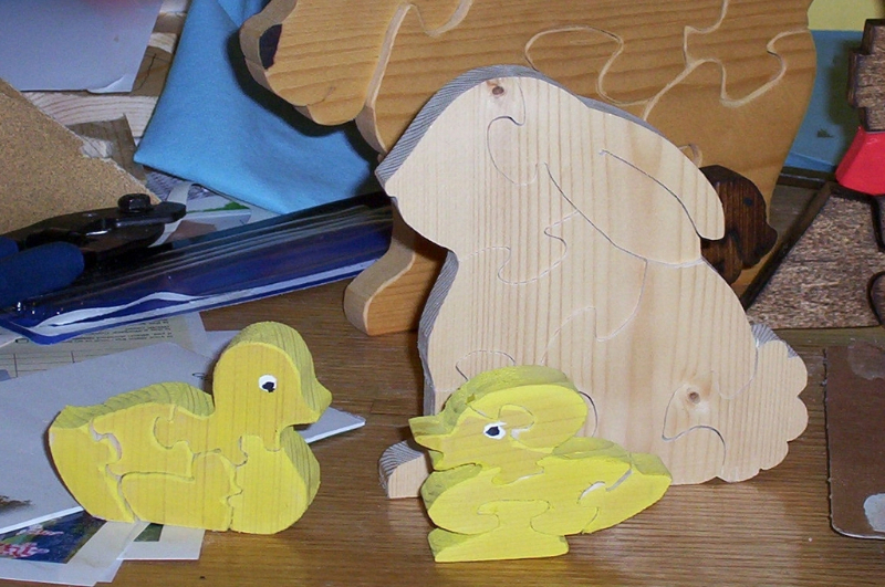 More wood puzzles
