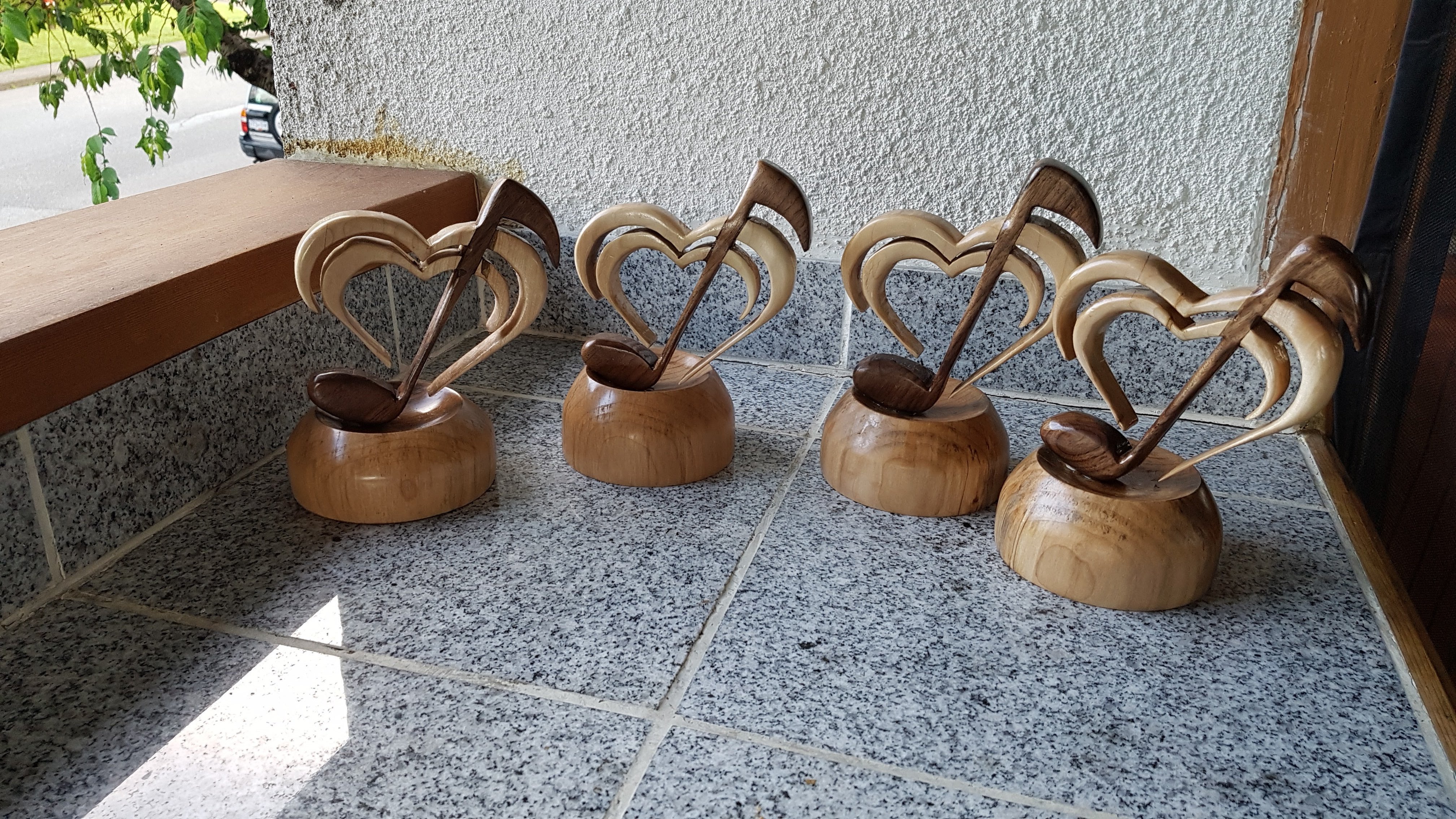 Completed music trophies