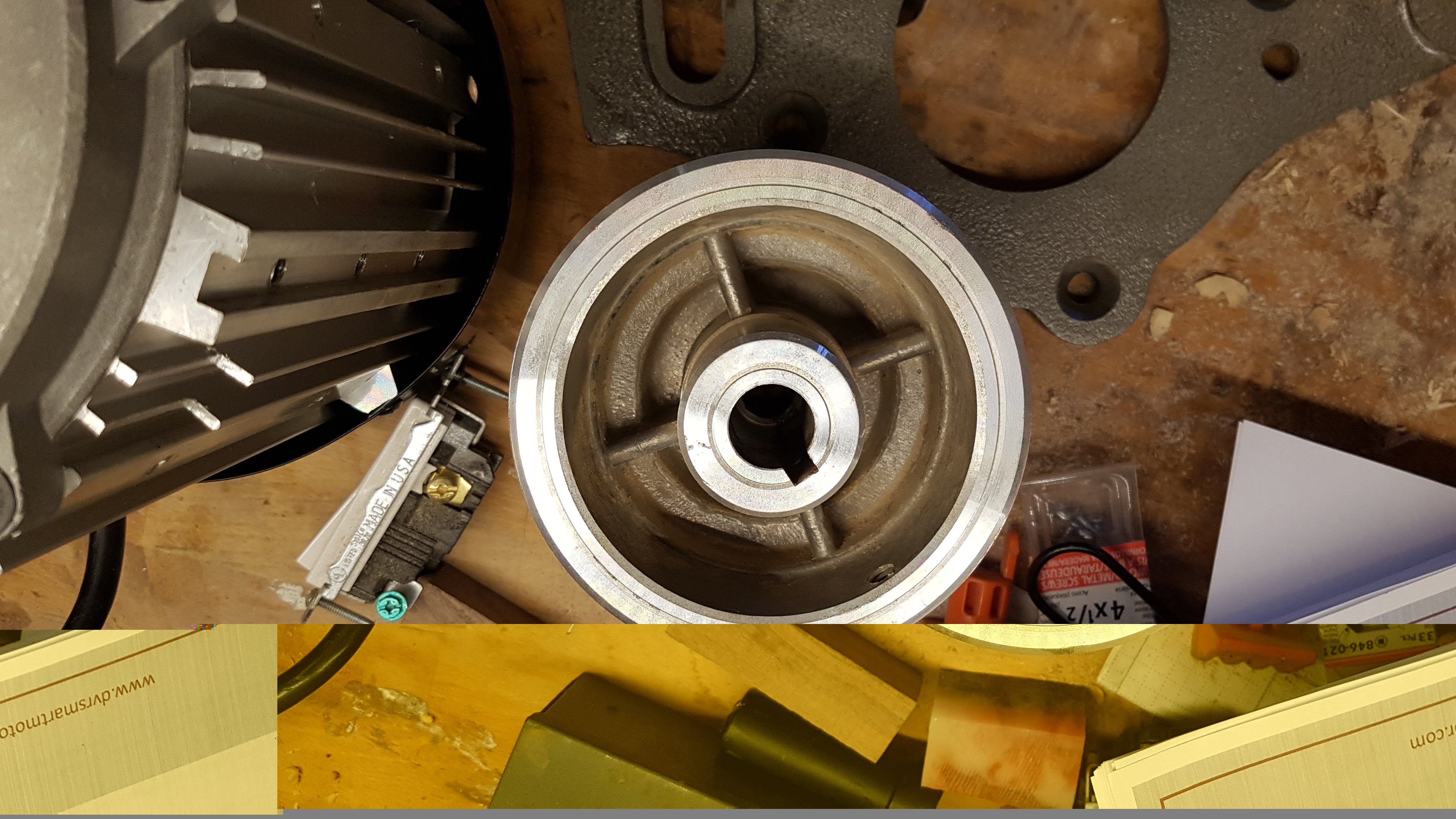 Old pulley for the Nova 3000