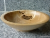 maple wood bowl with knot