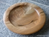 medium walnut crotchwood plate top view