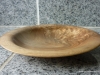 small walnut crotch wood plate