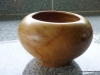 walnut wood bowl - closed form