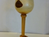 Plum wood wedding goblet