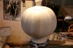 Wooden Jack O'lantern