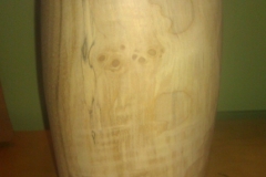 Wooden mug with a handle